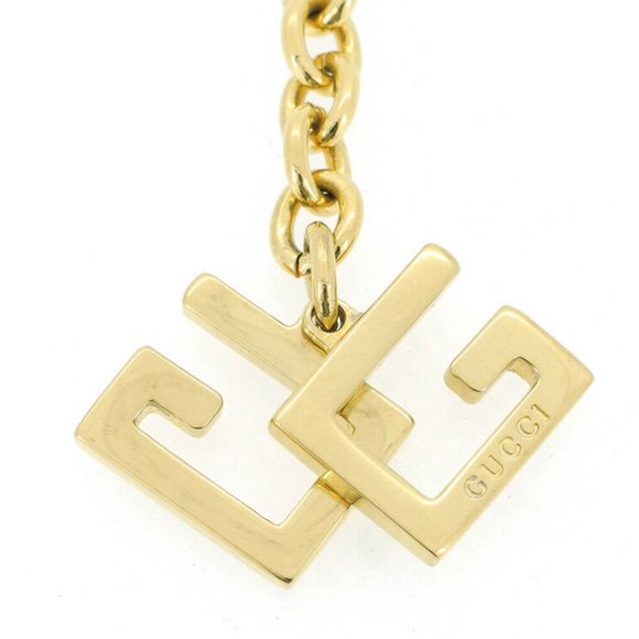 GUCCI Keychain G Mark Gold Hardware Auth used T17131 - Picture 4 of 7